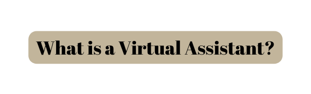 What is a Virtual Assistant